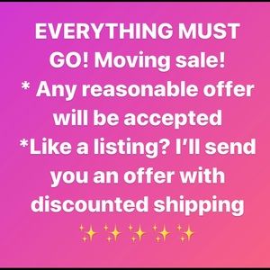 Moving Sale ‼️‼️‼️